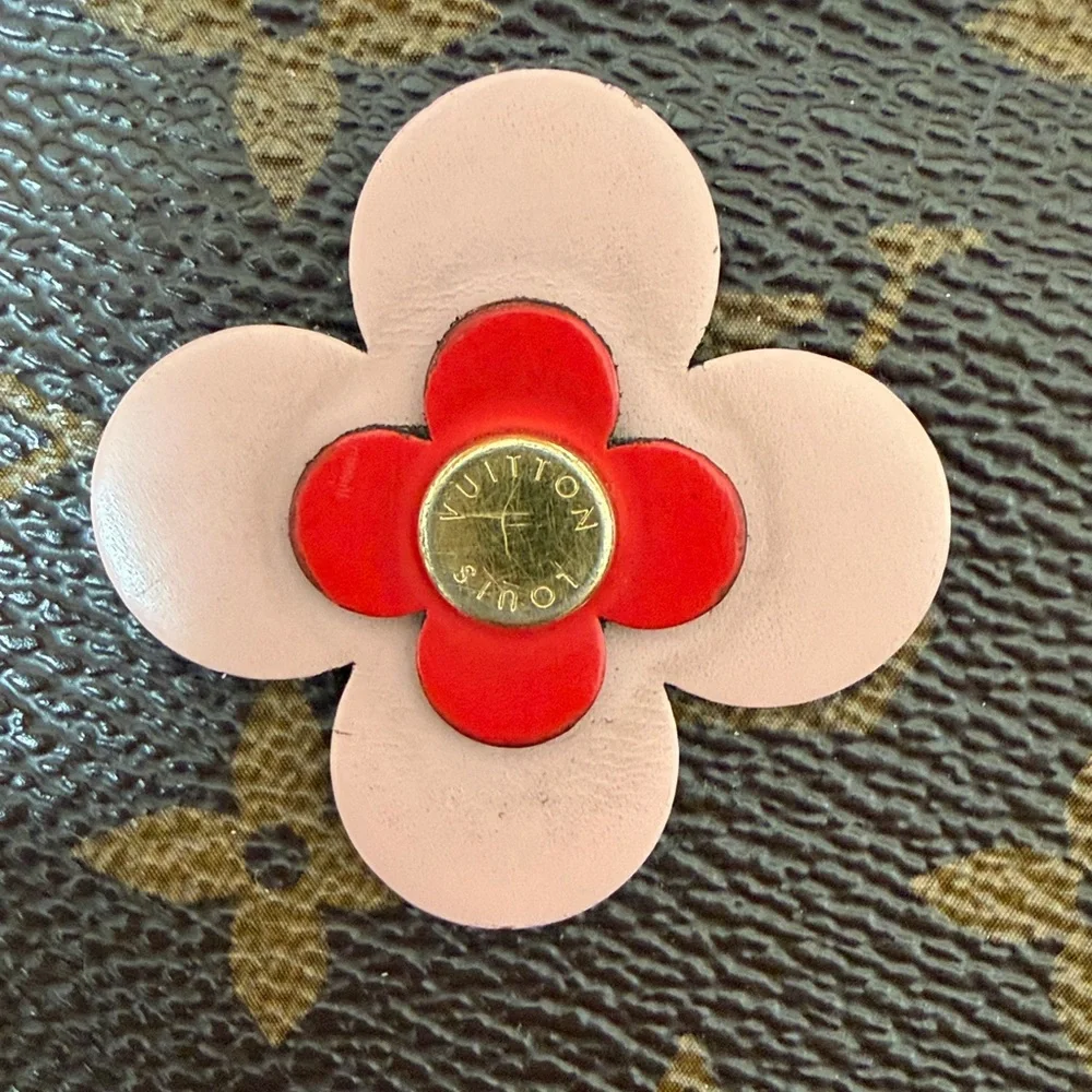 Louis Vuitton Monogram Blooming Flowers Double Zip Pouchette